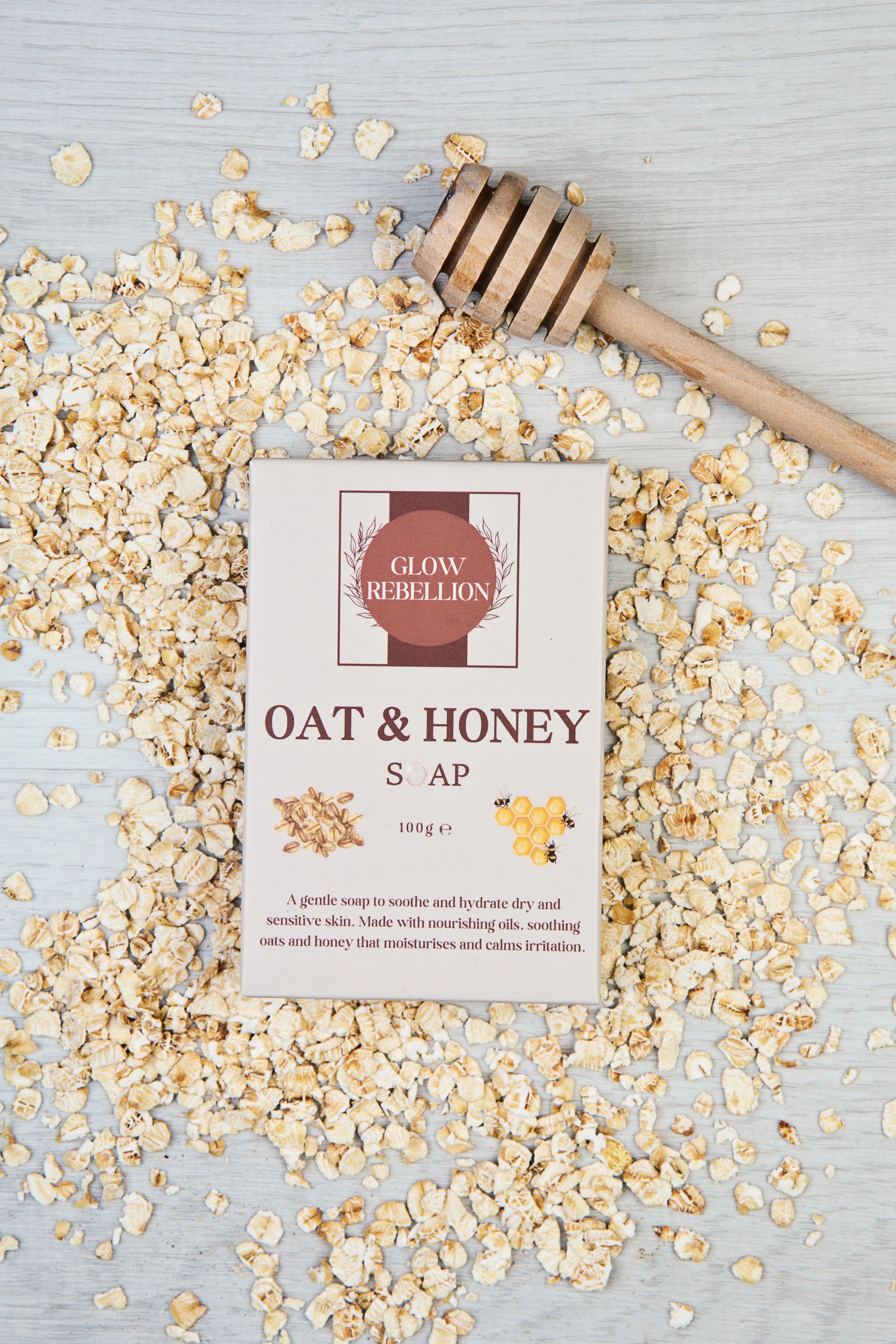 Oat & Honey Soap Bar Glow Rebellion