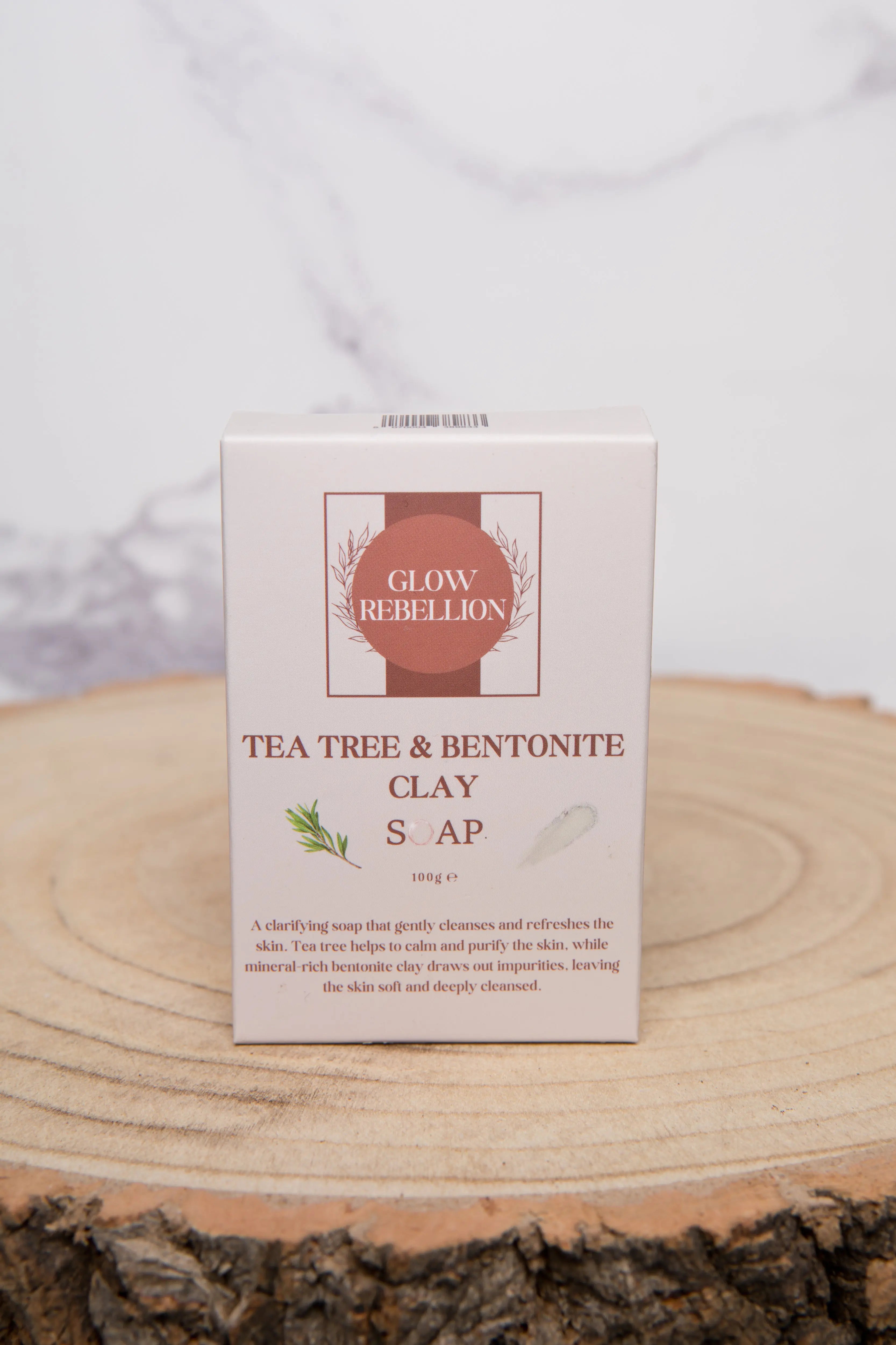 Tea Tree & Bentonite Clay Soap Bar Glow Rebellion