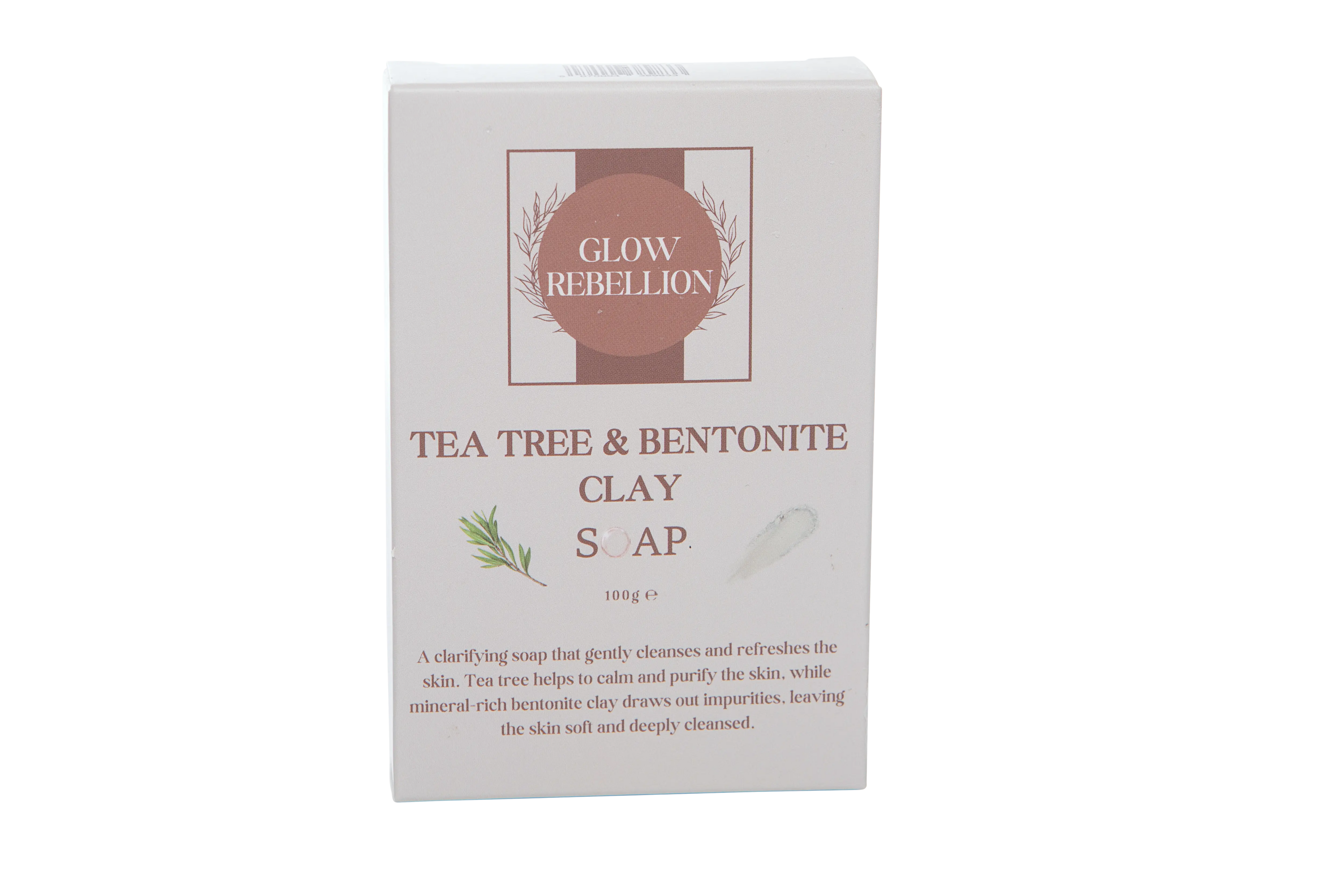 Tea Tree & Bentonite Clay Soap Bar Glow Rebellion
