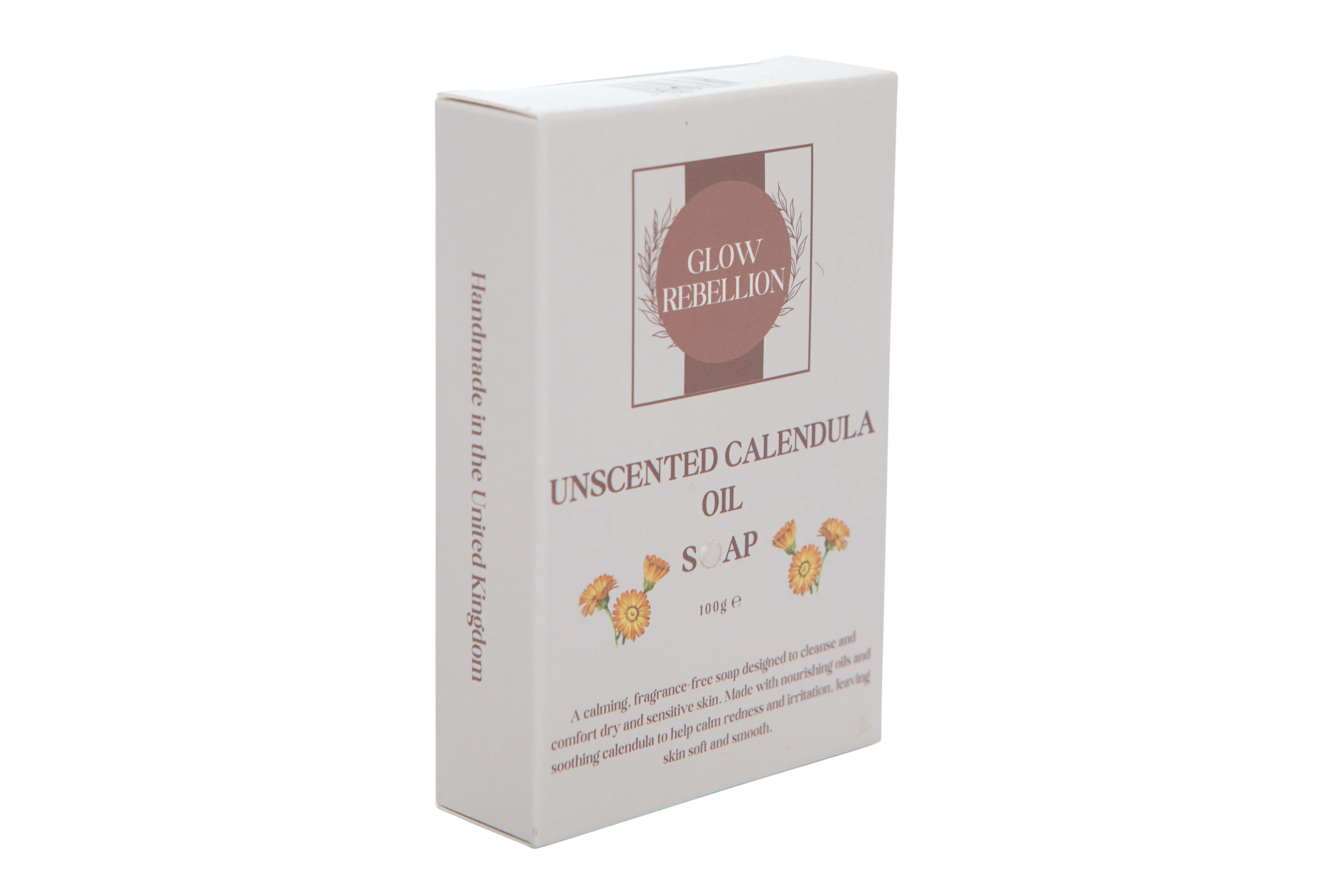 Unscented Calendula Oil Soap Bar Glow Rebellion