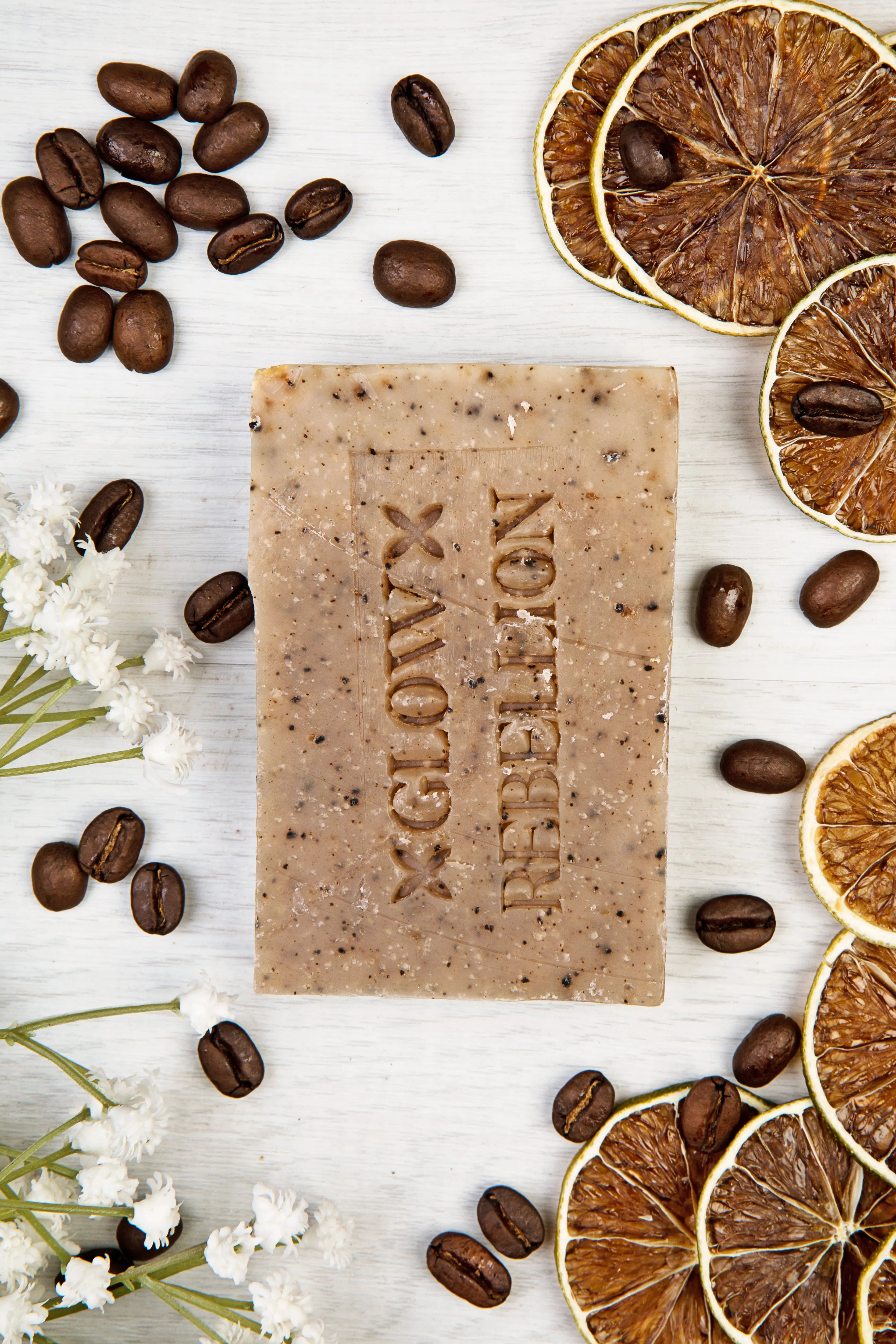Coffee &amp; Lime Soap Bar Glow Rebellion