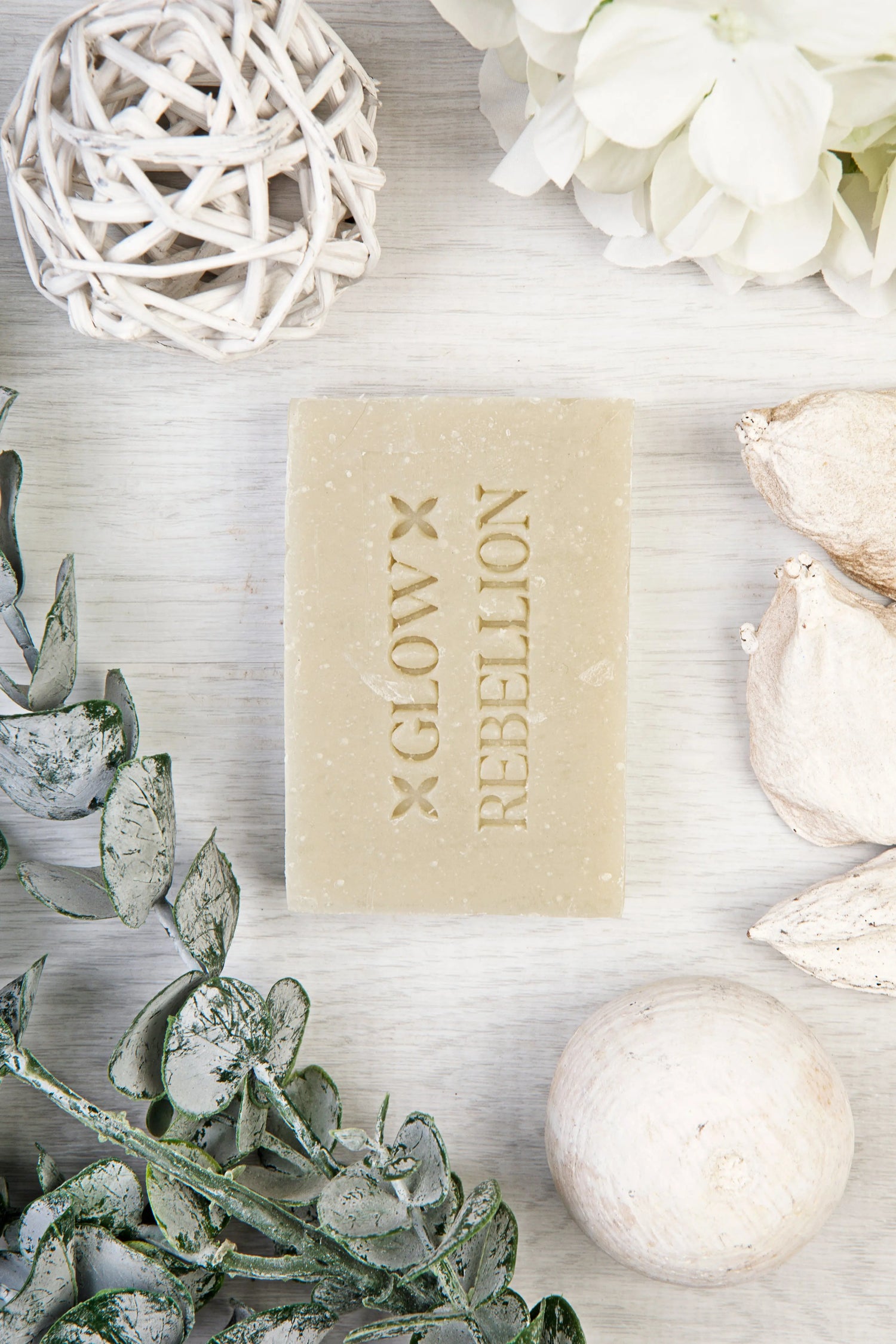 Tea Tree &amp; Bentonite Clay Soap Bar Glow Rebellion
