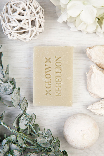 Tea Tree &amp; Bentonite Clay Soap Bar Glow Rebellion