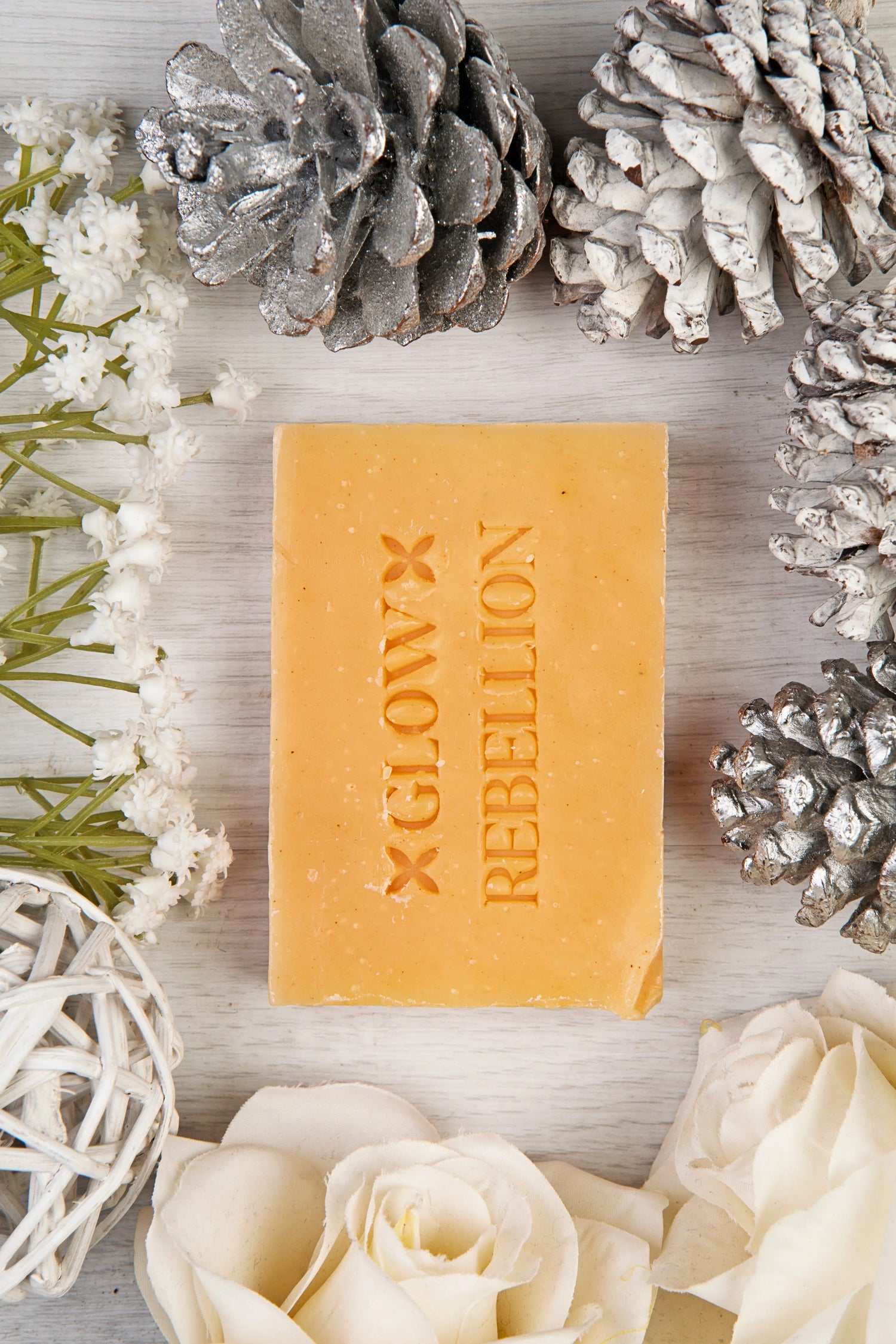 Cedarwood, Verbena &amp; Turmeric  Soap Bar Glow Rebellion