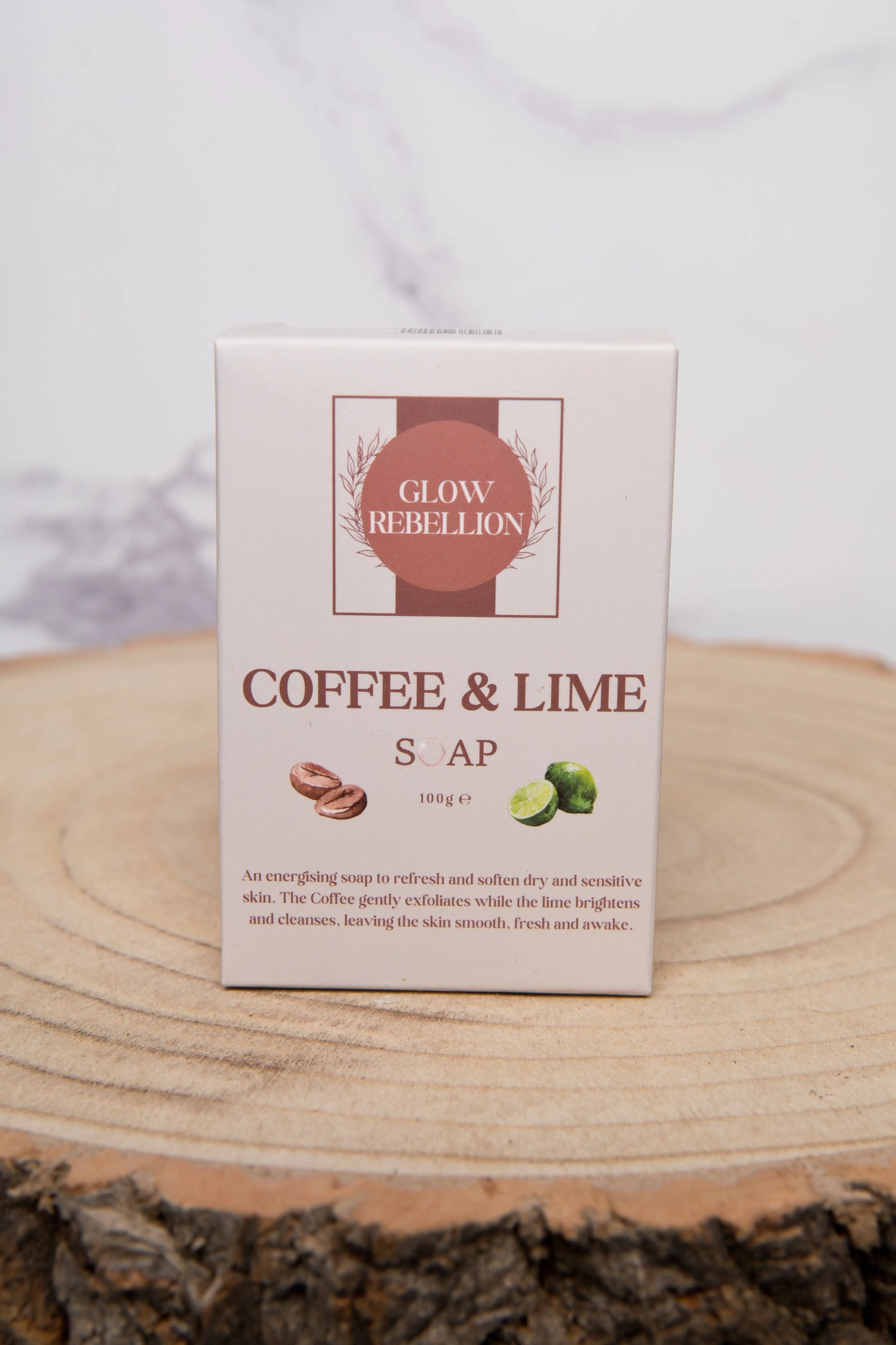 Coffee &amp; Lime Soap Bar Glow Rebellion