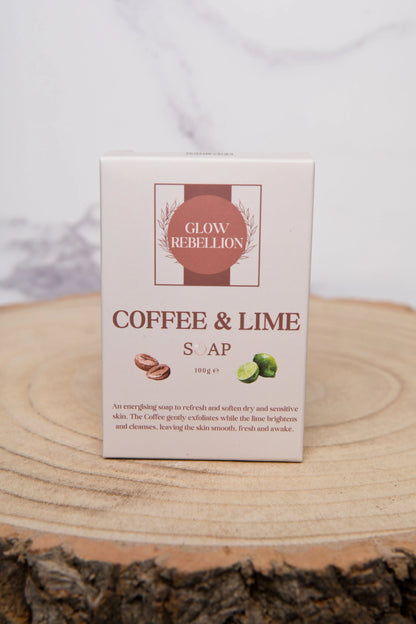 Coffee &amp; Lime Soap Bar Glow Rebellion
