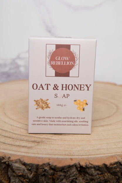 Oat &amp; Honey Soap Bar Glow Rebellion