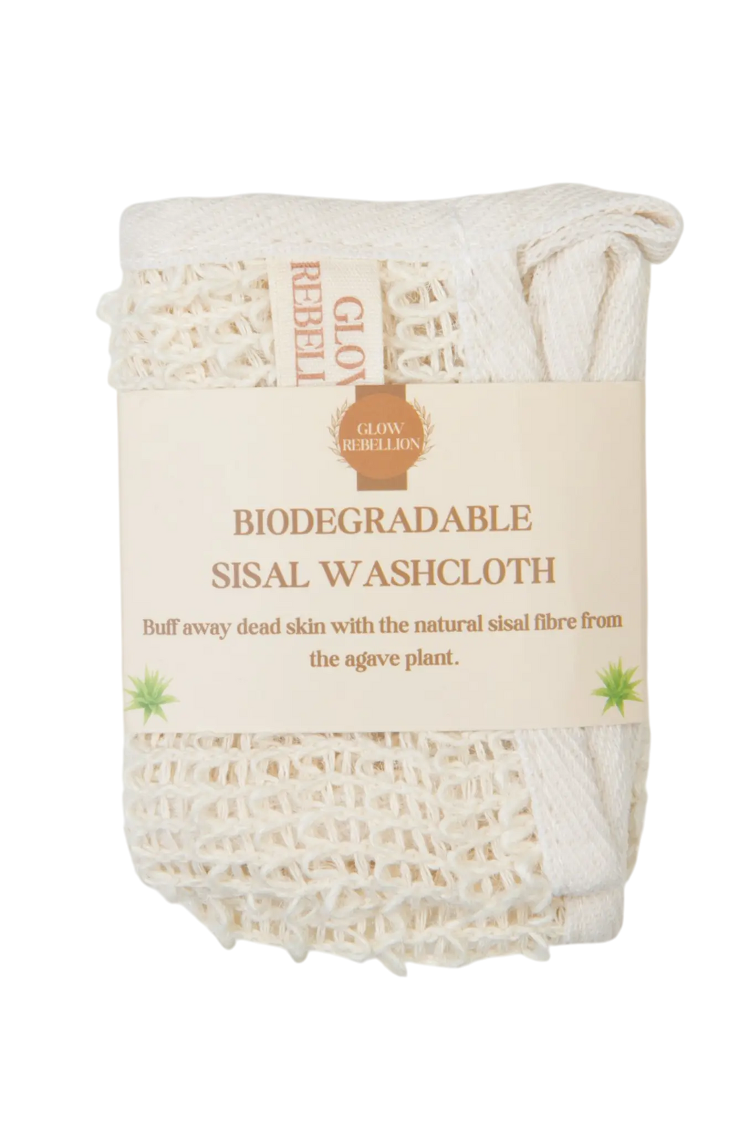 Biodegradable Sisal Washcloth Glow Rebellion