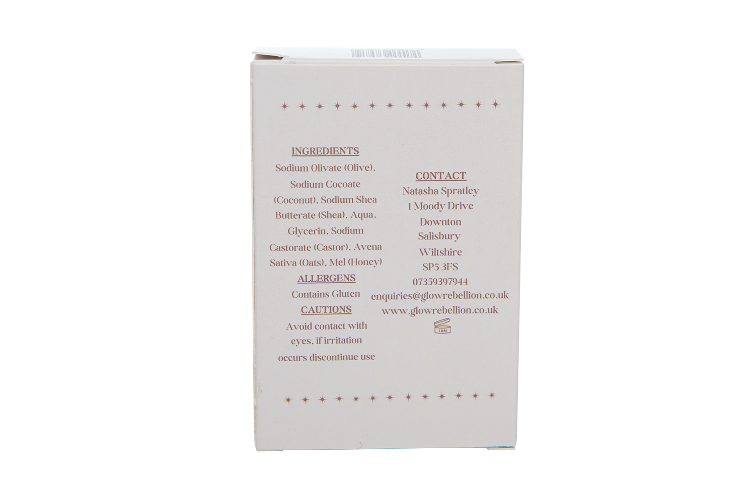 Oat &amp; Honey Soap Bar - Glow Rebellion