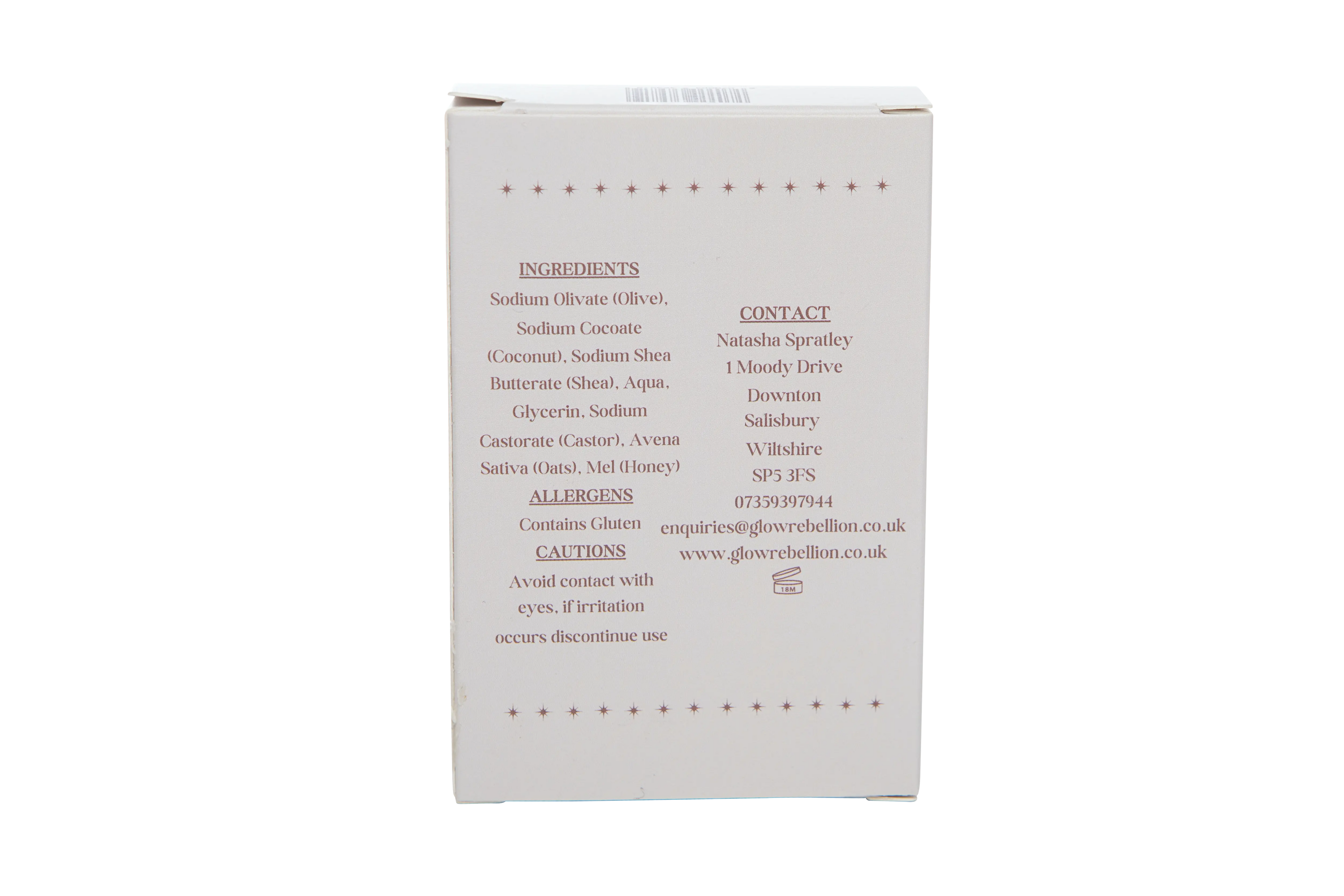 Oat &amp; Honey Soap Bar - Glow Rebellion