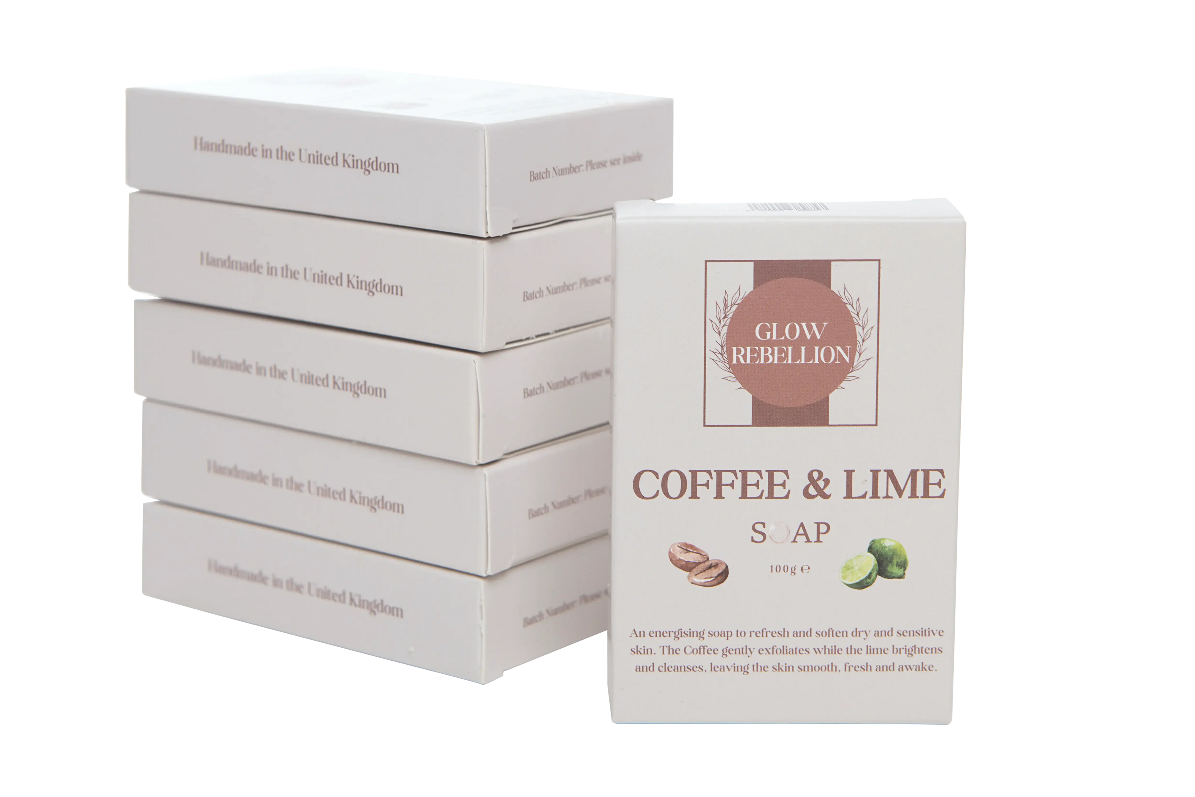 Coffee &amp; Lime Soap Bar Glow Rebellion
