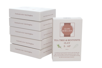 Tea Tree &amp; Bentonite Clay Soap Bar Glow Rebellion