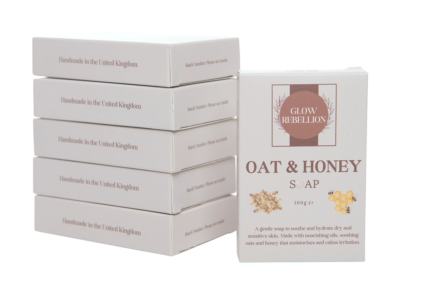 Oat &amp; Honey Soap Bar Glow Rebellion