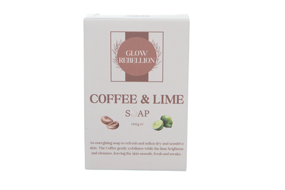 Coffee &amp; Lime Soap Bar Glow Rebellion
