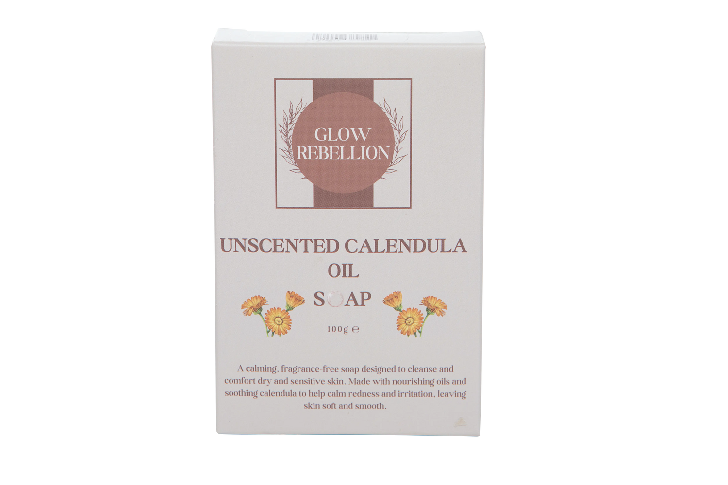 Unscented Calendula Oil Soap Bar Glow Rebellion