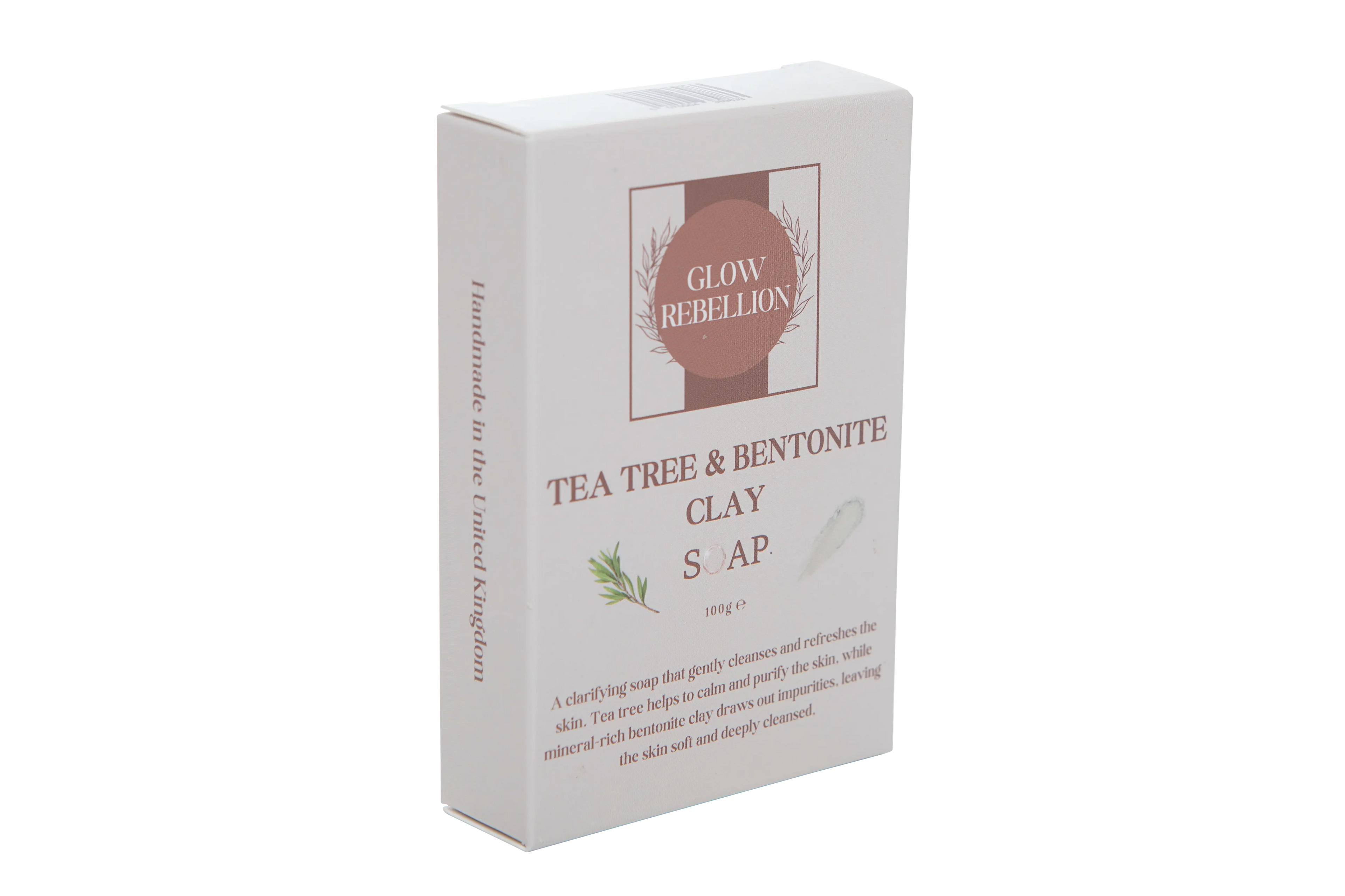Tea Tree &amp; Bentonite Clay Soap Bar Glow Rebellion