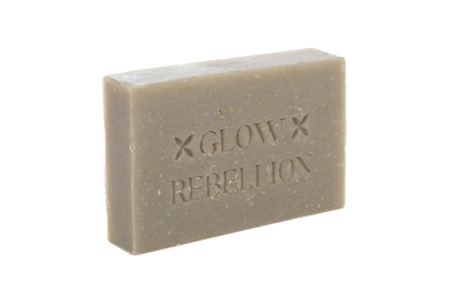 Cedarwood, Lemongrass, Hemp, Seaweed &amp; Green Clay Soap Bar Glow Rebellion